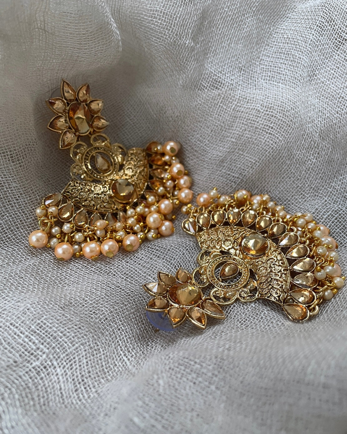 Golden chandbali