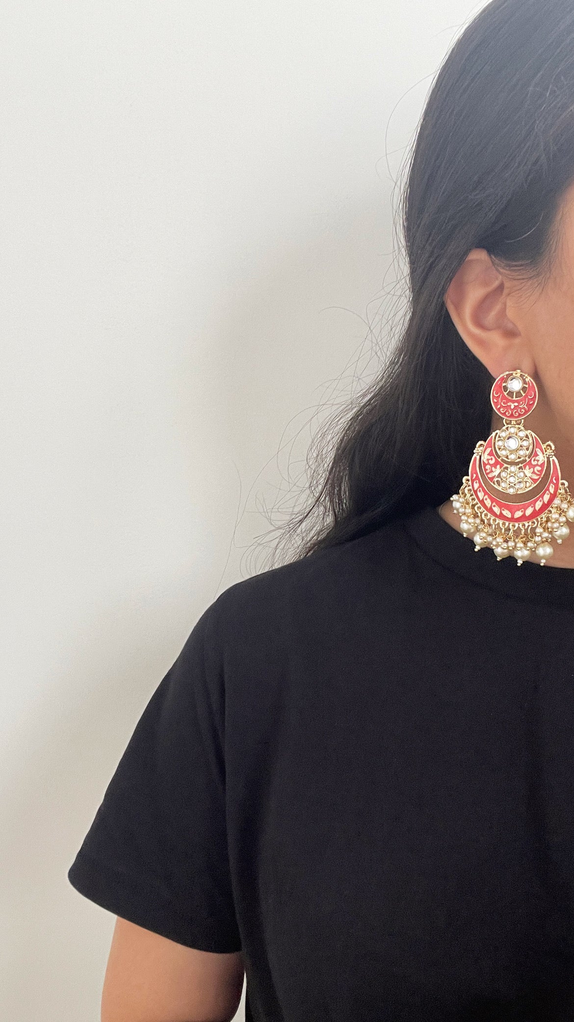 Statement chandbali