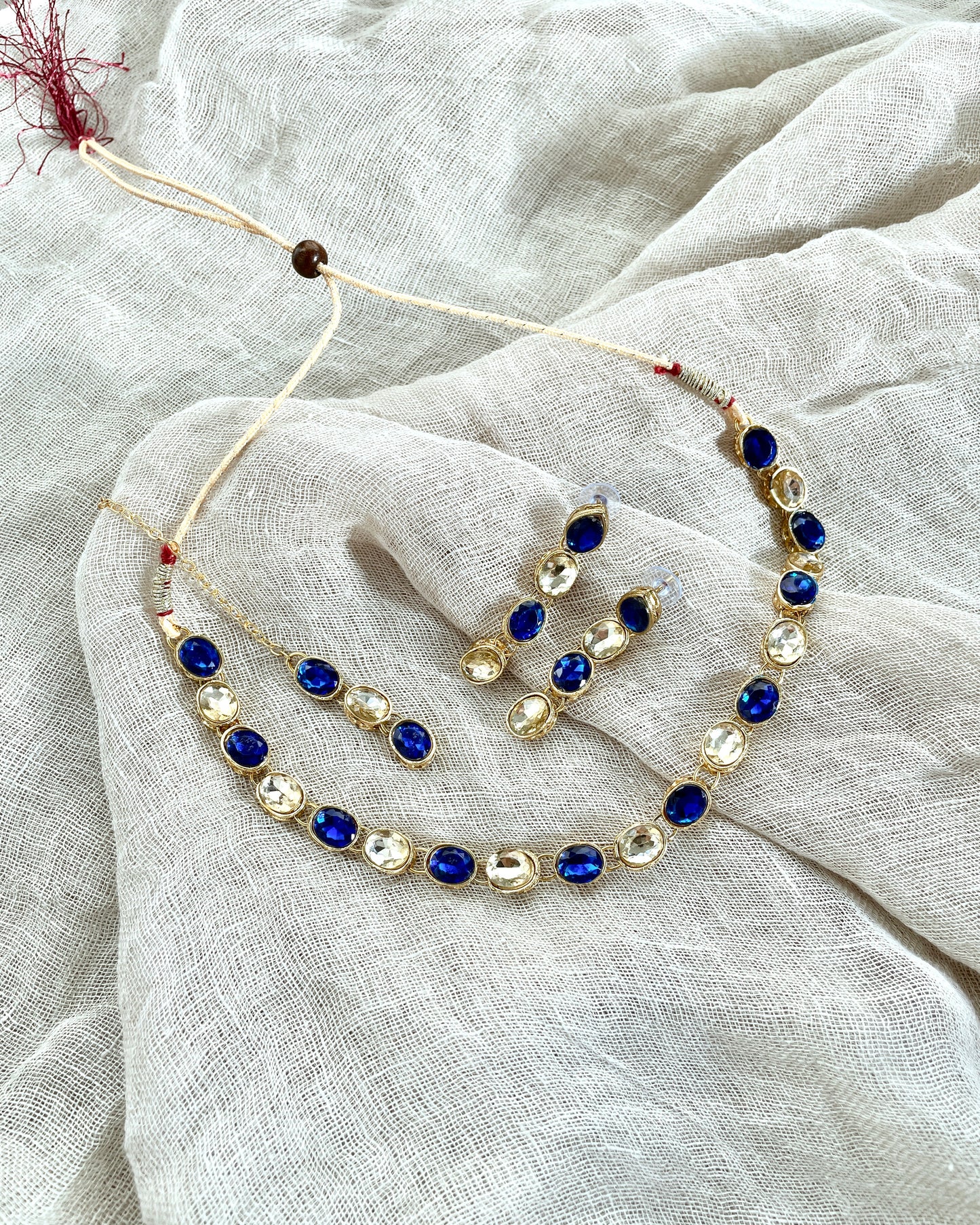 Goudkleurige minimalistische sieradenset