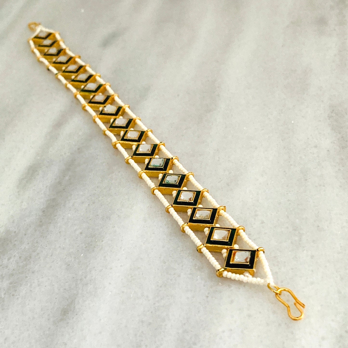 Sheeshphool met groene afwerking