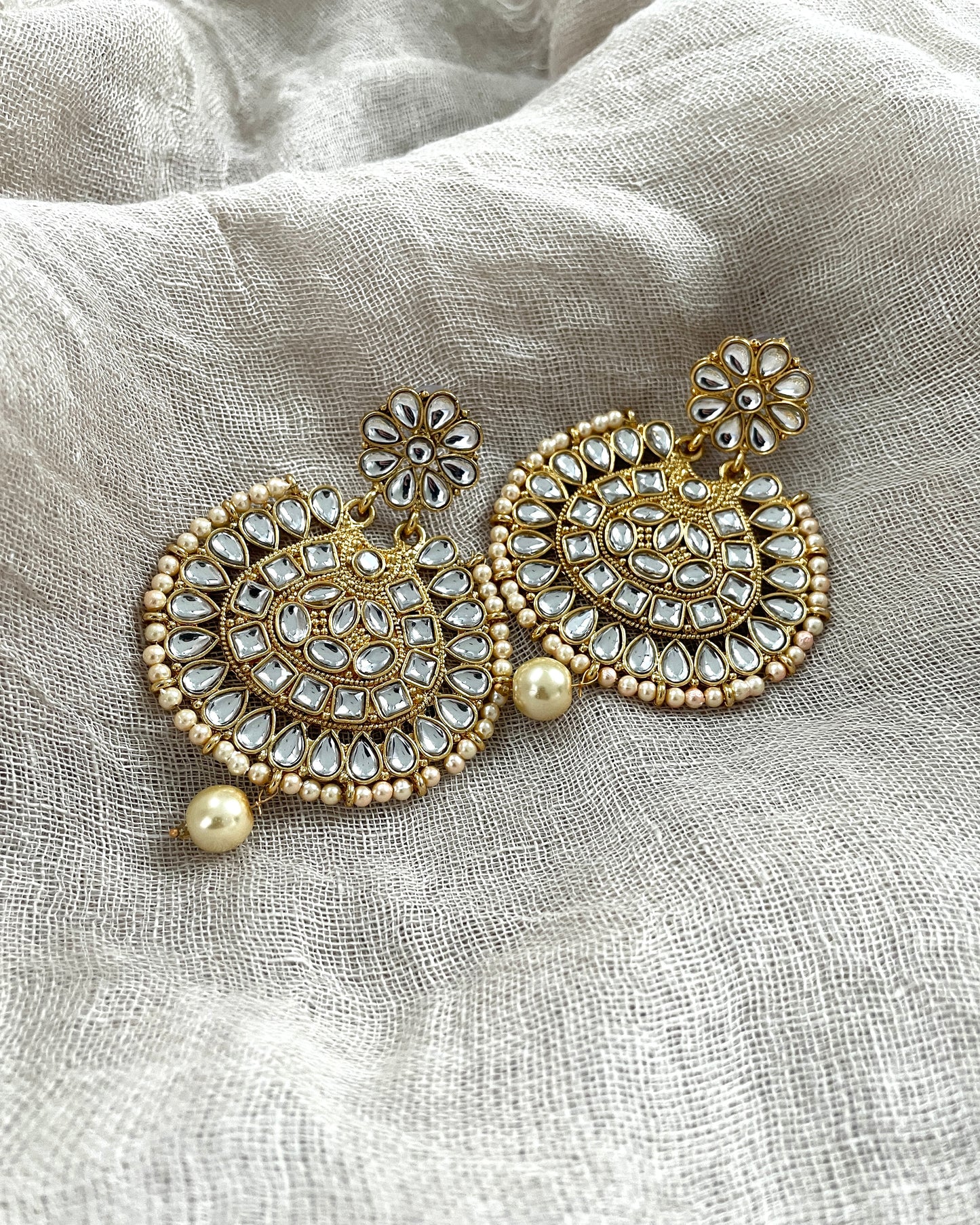 Golden chandbali