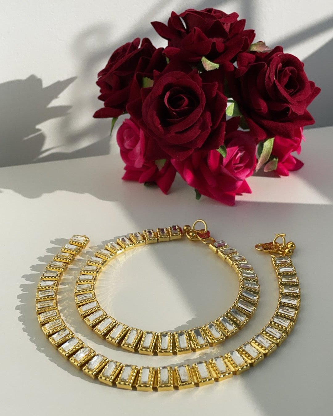 Gold colored payals