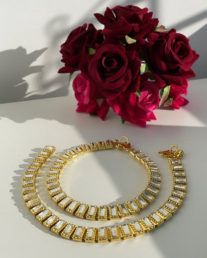 Gold colored payals