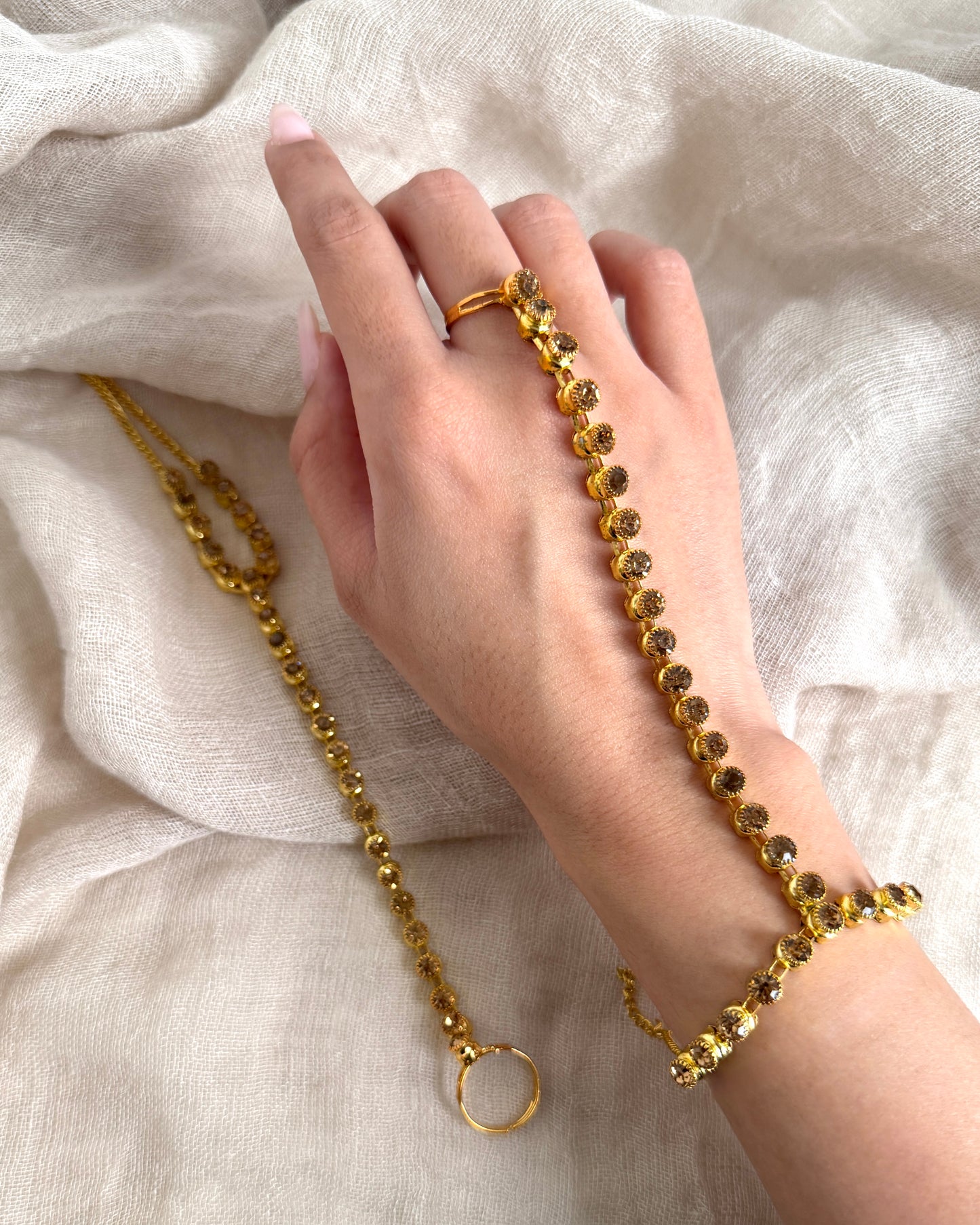 Minimalistische hathphool - brons