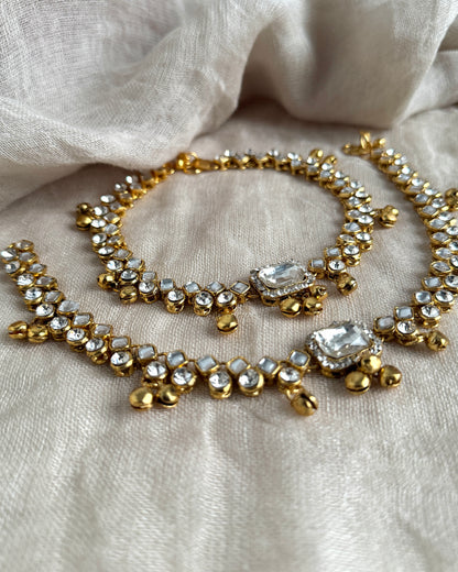 Goudkleurige payals ghungroo